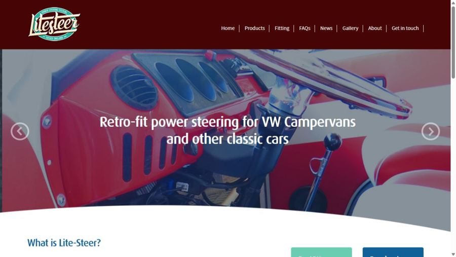 Preview of the Lite-Steer website
